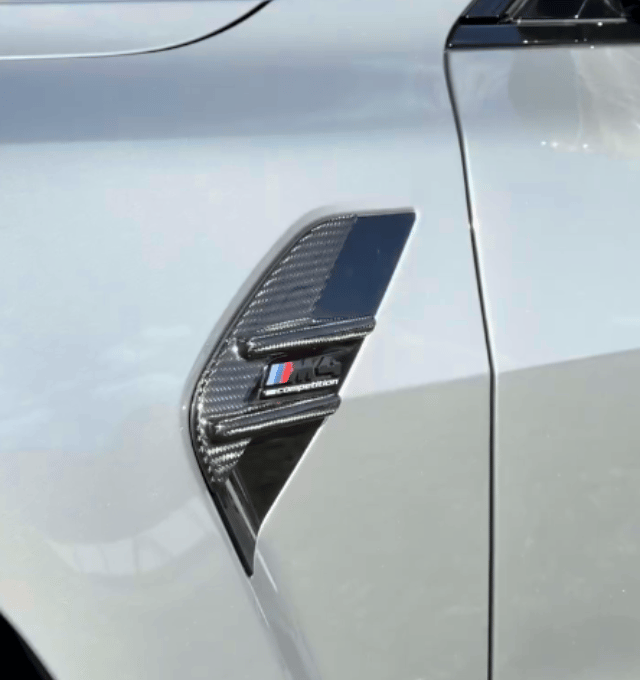 Carbon Fiber Mirror Vent Trim Accent
