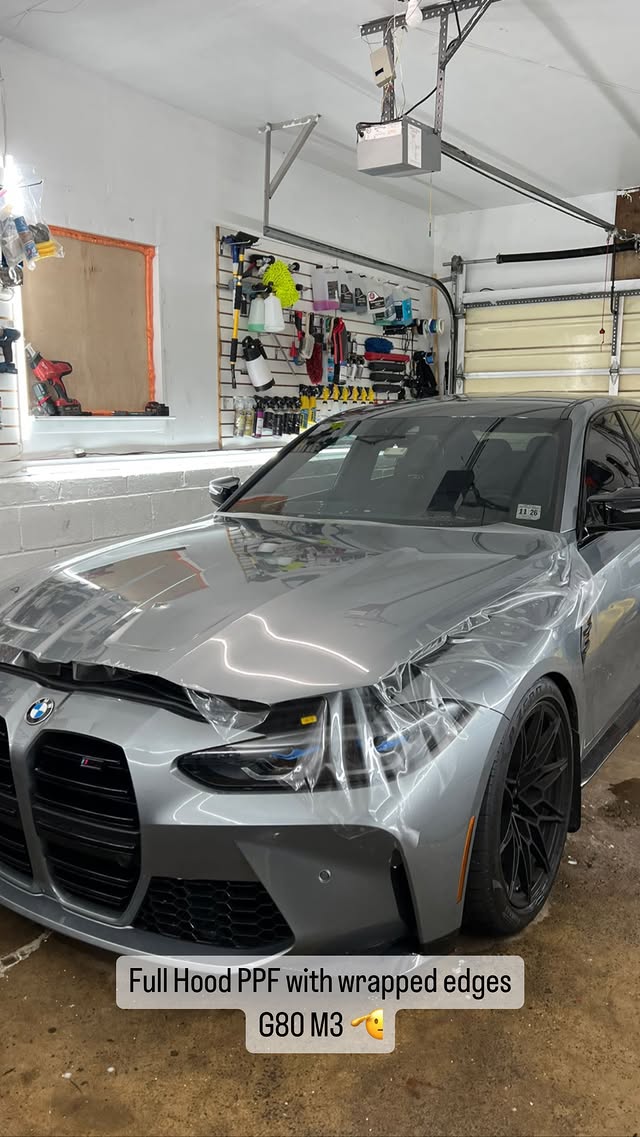 Full Hood PPF in Progress M3 G80